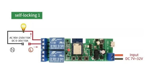 Modulo Rele Tuya 2 Canales Contacto Seco Usb On/off 7-32v 2