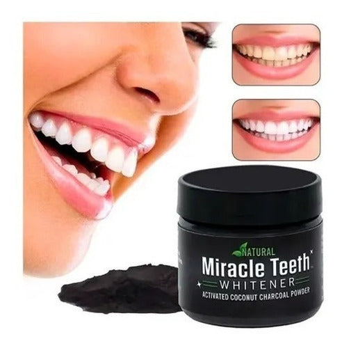 Miracle Teeth Whitener Dental Whitening Charcoal Powder 0