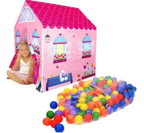 Princess Castle Playhouse with 50 Balls 0