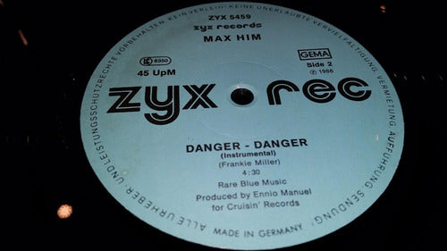 Max Him Danger Danger Vinilo Maxi Germany Excelente 1986 2