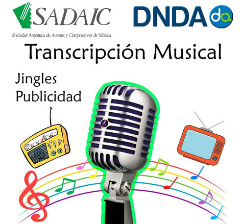 Partitura Transcripción A Partituras Para Registrar En Sadaic 2