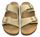 Zarpas Women's Leather Birk Sandals Comfortable Lightweight Vison 4