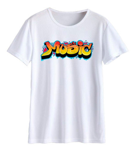 Rock Band Colorful Music T-Shirt 0