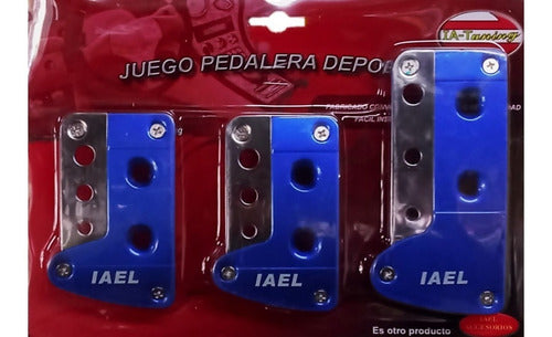 Pedaleras Aluminio Recing Azul Iael Deportivas - Maranello 0