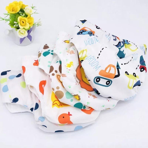 Pack of 6 Eco-Friendly Cloth Diapers for Baby Swim Pool Water x6 3