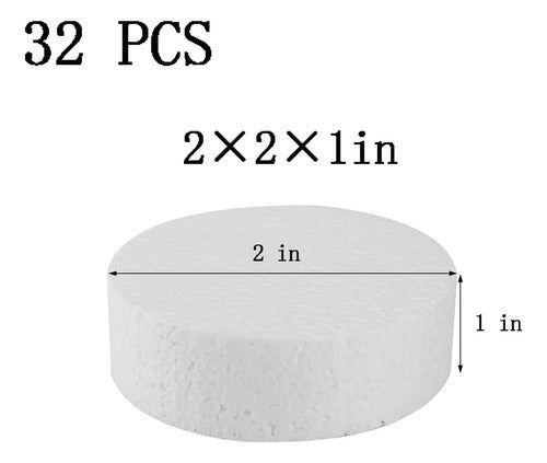 Tapa De Espuma, 32 Unidades, 5 Cm Diámetro, 25 Cm Grosor 1