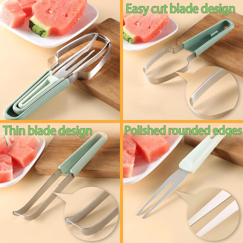 Fantexy Multifunction Stainless Steel Melon Fork, 76.2 Cm 1