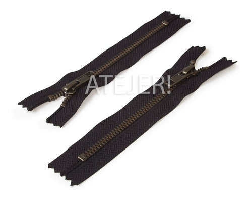 YKK 12cm Metal Fixed Chain Zippers - Pack of 1 28