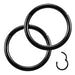 Bavasa Piercing 2 Surgical Steel Easy Open Hinged Hoop Earrings 3