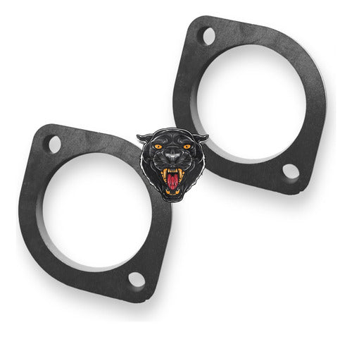 Escapes El Puma Bridas X2 Para Escape 3 Pulgadas (77mm) 0