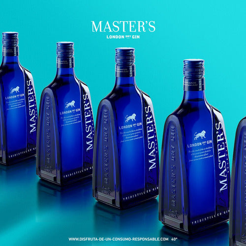 Master`s Gin Master`s Pack C/ Copa 700 Ml Pack Calidad Tx 2