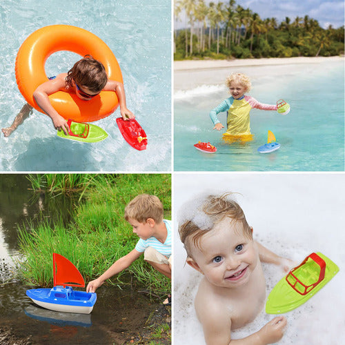 Fun Little Toys 3 Boat Bath Toy Set 1