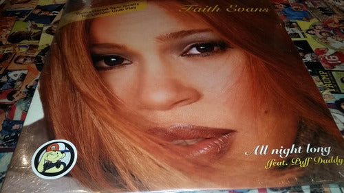 Faith Evans Feat Puff Daddy All Night Long Vinilo Maxi Usa 0