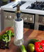 Voruk Home Oil Vinegar Bottle with Pour Spout - Taoa Black and White 5