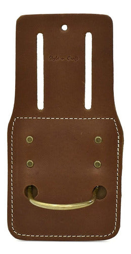 Style N Craft Brown Leather Hammer / Axe Case 0