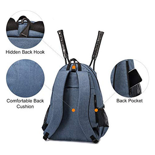 Sucipi Tennis Bag Professional Tennis Backpack For Men And Women Racket Bags Holds 2 Rackets With Ventilated Shoe Compartment 3