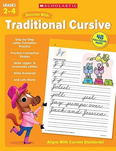 Book : Scholastic Success With Traditional Cursive Grades.. 0