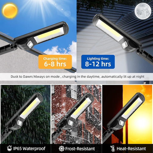 ~? Ucgg Solar Street Light, 1 Pack Solar Outdoor Light Ip67 3