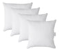 Lane Linen 4 Pack 18x18 Insertos De Almohada-almohadas Blanc 0