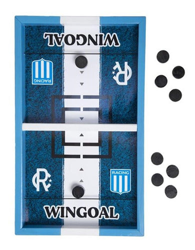 Wingoal Table Game Set - Foosball, Air Hockey, Shuffleboard, Sling Puck 5