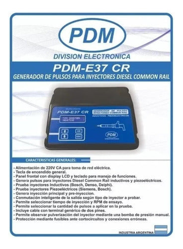 Generador De Pulsos P/ Inyectores Diesel Pdm E37 Common Rail 1