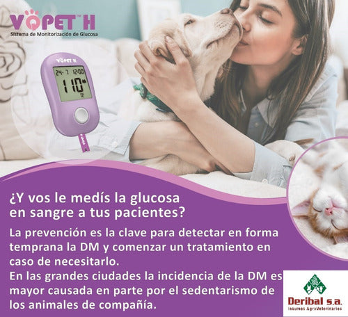 Glucometro Para Perros Y Gatos + 2 Cajas Tiras 3