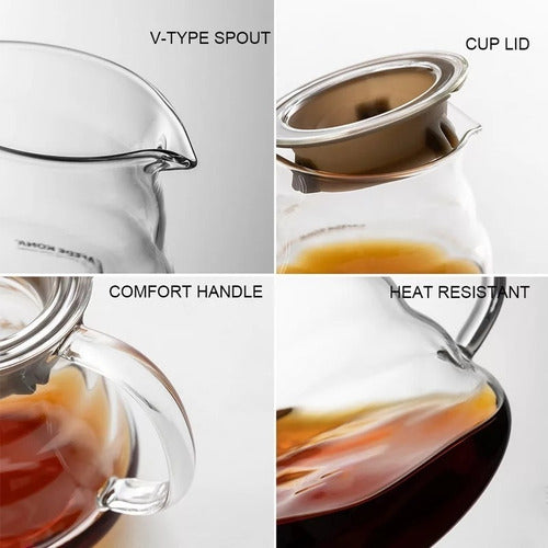 Galaxy Glass Coffee Server V60 700 ml 2