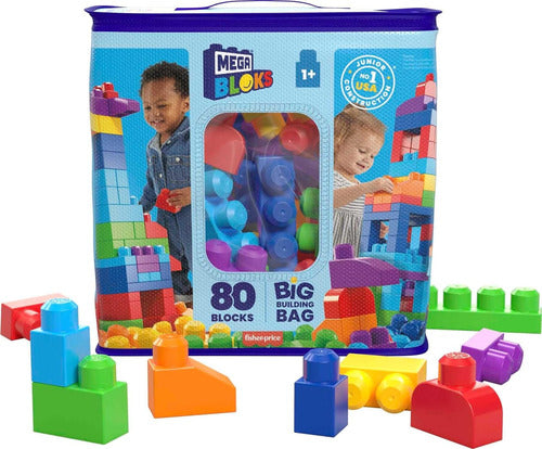 Mega Bloks - Bolso De Construcción Grande De 80 Piezas 0