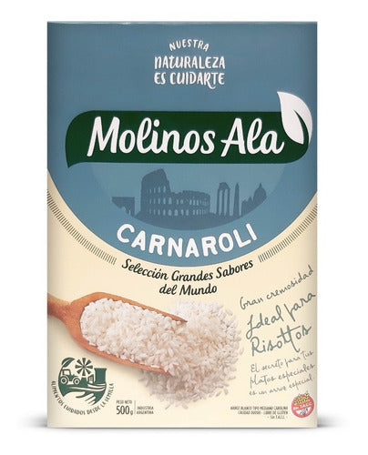 Molinos Ala Carnaroli Rice 500g Pack of 6 1