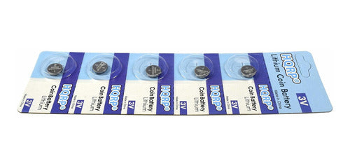 HQRP 10-Pack CR1025 3-Volt Lithium Coin Cell Battery 5