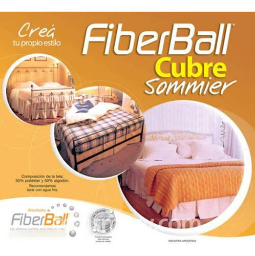 FiberBall Cubre Sommier Volado King 2x2 Mtrs 1