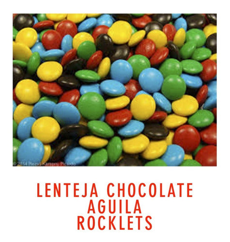 Arcor Rocklets Chocolate Lentils X 1 Kg Cotillon Sergio Once 0