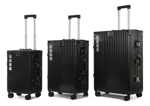 Atoz Luggage Set x 3 20 24 28 inches and Aluminum 1 Year Warranty 0