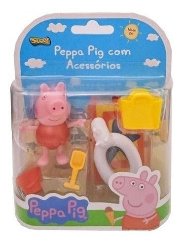 Peppa Pig - Figura Peppa Vermelha Com Acessório - Sunny 231 2