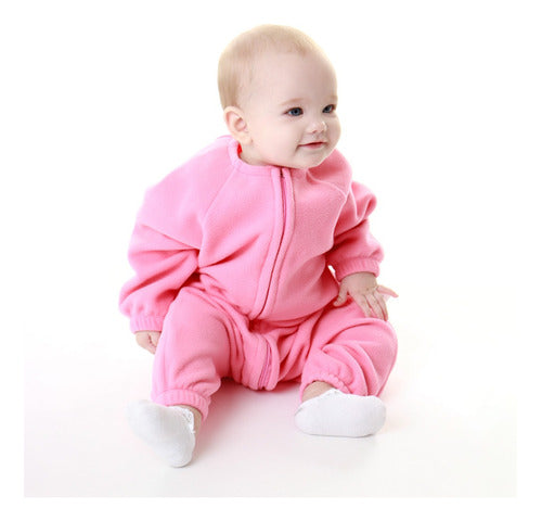 Saco De Dormir Bebê Manga Comprida Soft 6 A 9 Meses Rosa 0