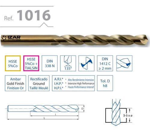 Mecha Izar Para Acero Inoxidable 6.75mm 0