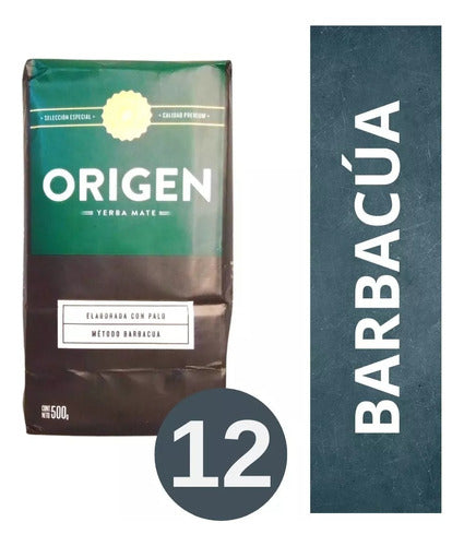 Origen Yerba Mate Barbacua Premium Artesanal Misiones - X12 0