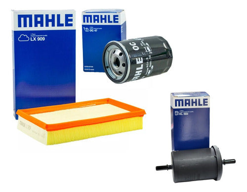 Kit Filtros Aire Aceite Nafta Mahle Vw Gol Power 1.4 0