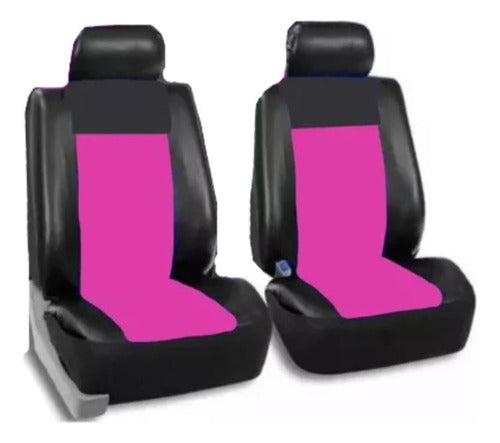 JC Front Seat Covers for Saveiro 2 Seats - Pink 0