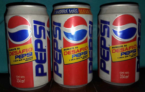 3 Latas  * Pepsi Desafio *   Vacias 0