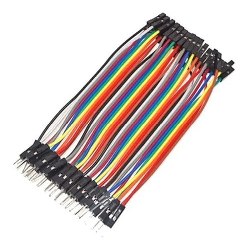 Pack Cables Dupont Macho Hembra 40 Para Arduino 0