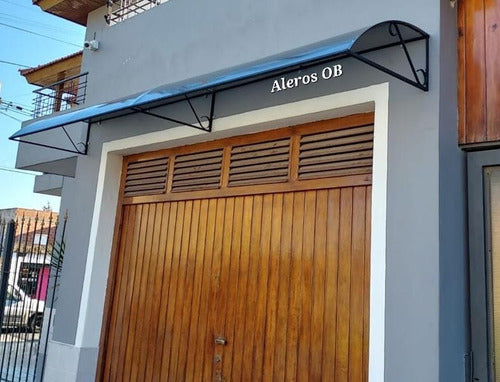 OESTE HOGAR Iron and Polycarbonate Window Awning 2.80x70 3