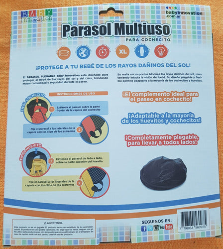 Baby Innovation Parasol Multiuso Universal Para Huevitos Y Cochecito Rxl 1