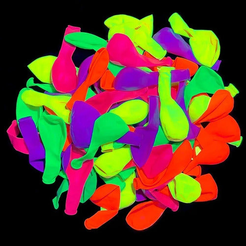 Globo Neón X50 Surtidos Cotillón Flúor 12 Pulgadas 2