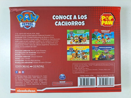 Libro Infantil Pop Up Paw Patrol Conoce A Los Cachorros 2