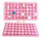 DARUMASHOP Silicone Mold for 50 Mini Stars and Circles 1