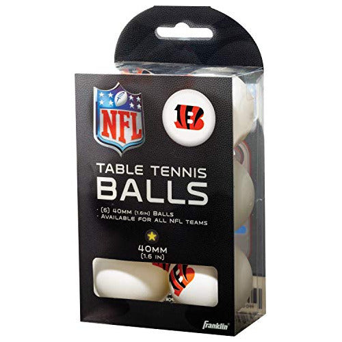 Bolas De Tênis De Mesa Franklin Sports Cincinnati Bengals - 1