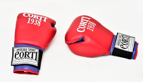 Corti Boxing Gloves 16 Oz Leather Kickboxing Professionals 90