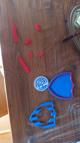 San Lorenzo Shield 3D Printed, PLA, Multicolor 2