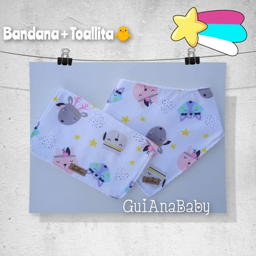 GuiAna Bandanas With Cotton Towel X10 2